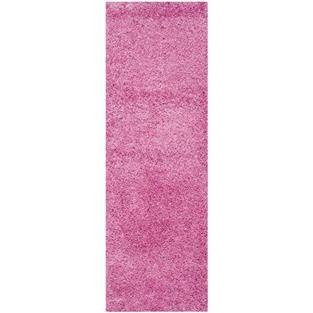 SAFAVIEH California Premium Shag Collection 2'3" x 11' Pink SG151 Non-Shedding Living Room Bedroom Dining Room Entryway Plush 2-inch Thick Runner Rug