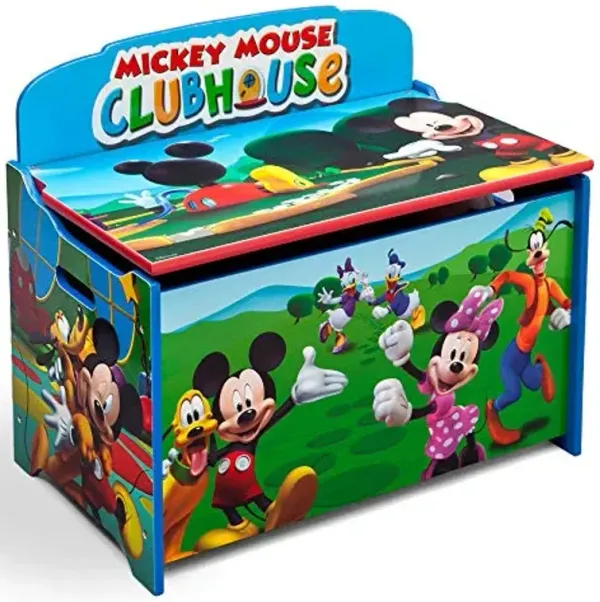Delta Children Deluxe Toy Box, Disney Mickey Mouse