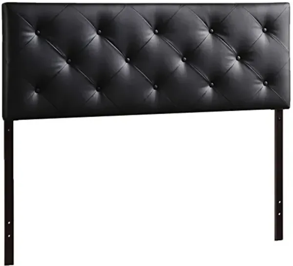 Baxton Studio Bedford Queen Sized Headboard, Black