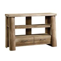 Sauder Boone Mountain Anywhere Console, For TV's up to 47", Craftsman Oak finish
