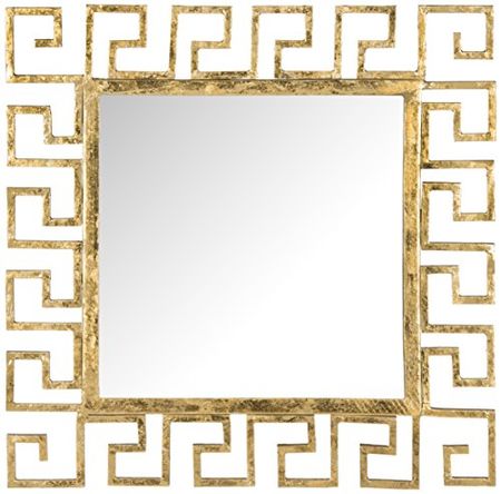 Safavieh Home Collection Calliope Greek Key Mirror, Antique Gold