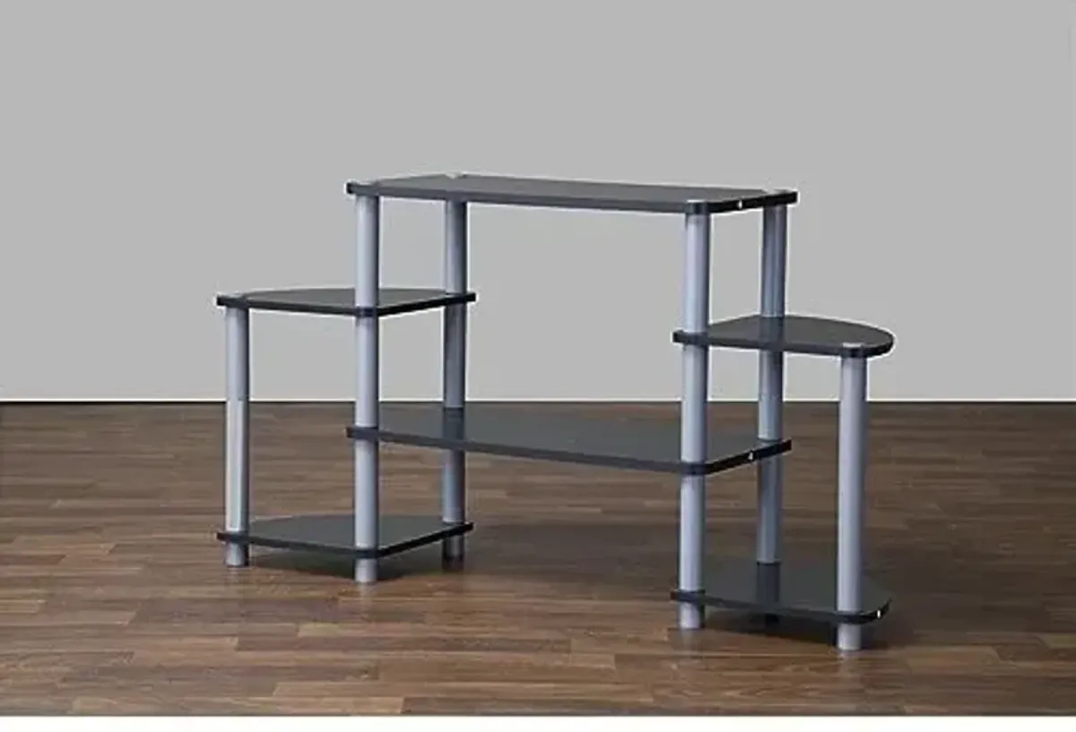 Baxton Studio Orbit 3-Tier TV Stand