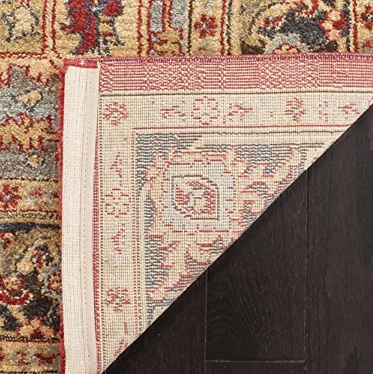 SAFAVIEH Mahal Collection 9' x 12' Natural Navy MAH625B Traditional Oriental Non-Shedding Living Room Bedroom Dining Home Office Area Rug