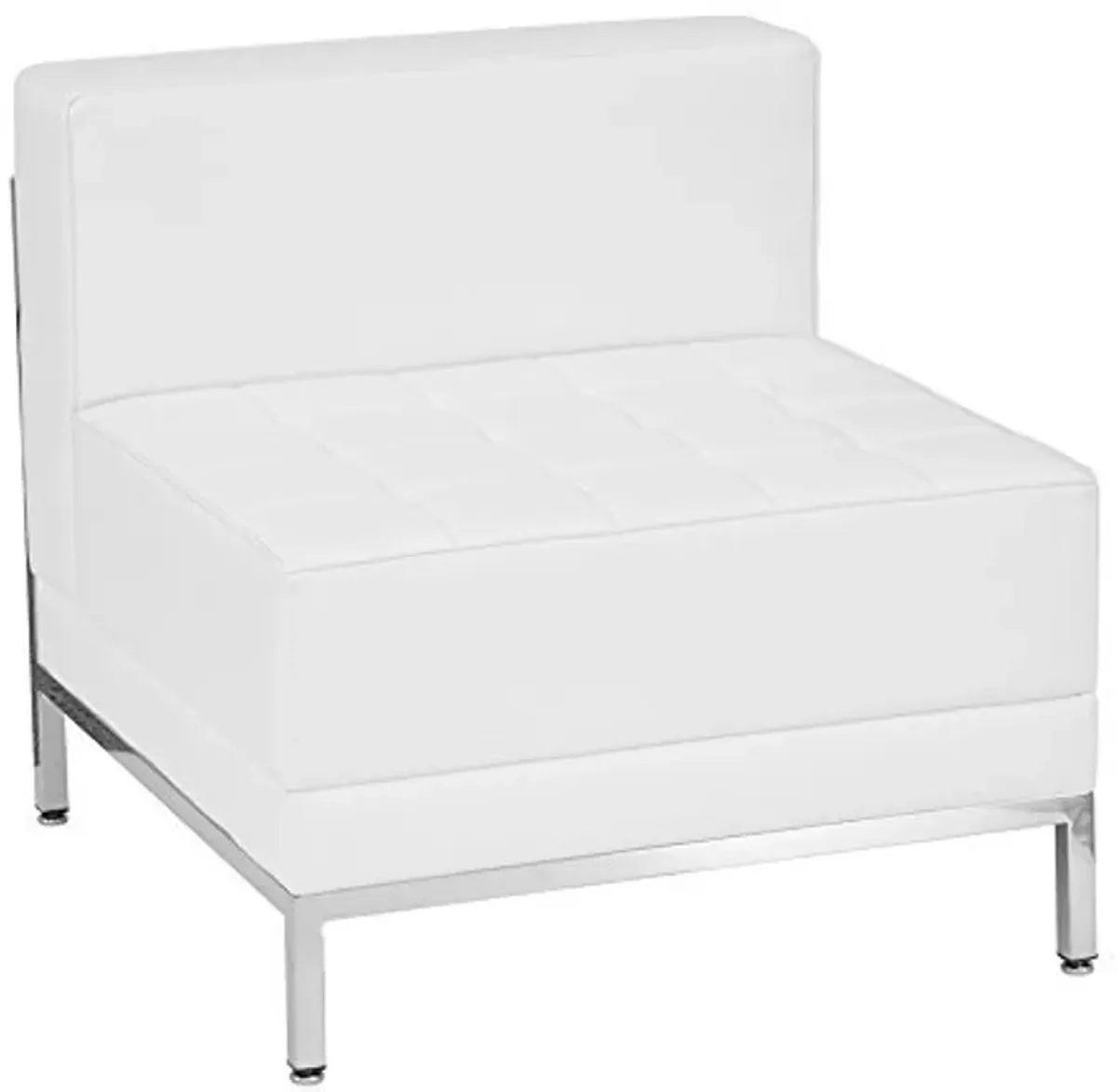 Flash Furniture HERCULES Imagination Series White LeatherSoft Sofa Set, 5 Pieces