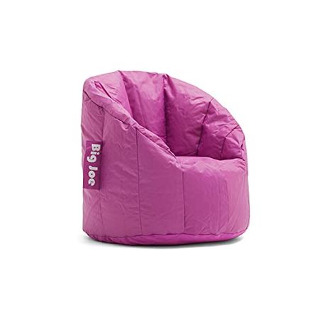 Big Joe Milano Kid's Bean Bag Chair, Pink Passion Smartmax, 2ft Small