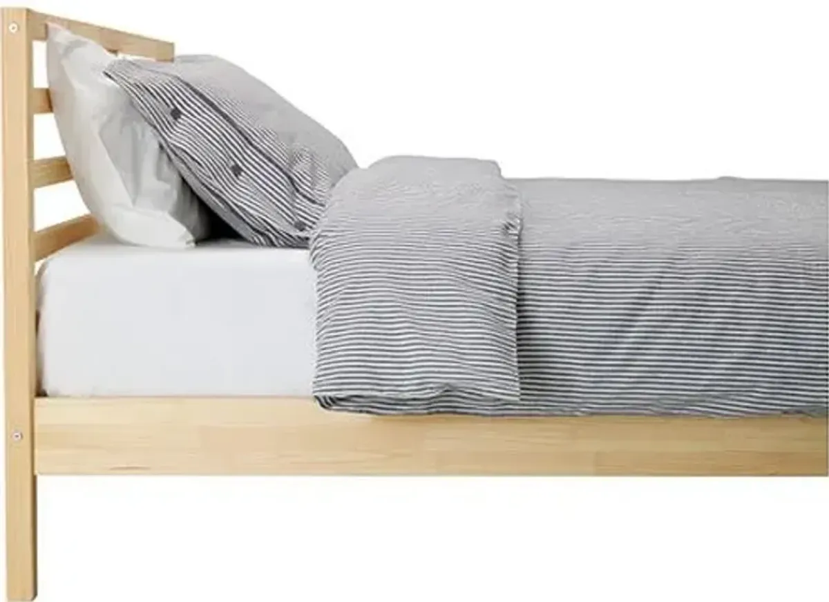 IKEA Tarva Full Size Bed Frame Solid Pine Wood Brown