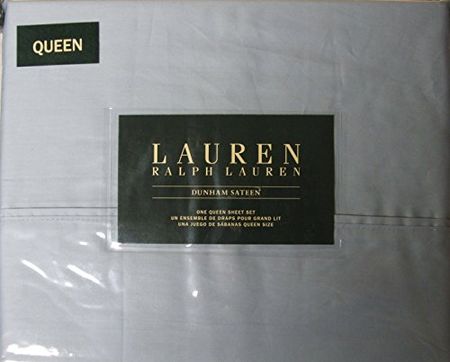 Lauren Ralph Lauren Queen Dunham Sateen Celestial Blue Sheet Set