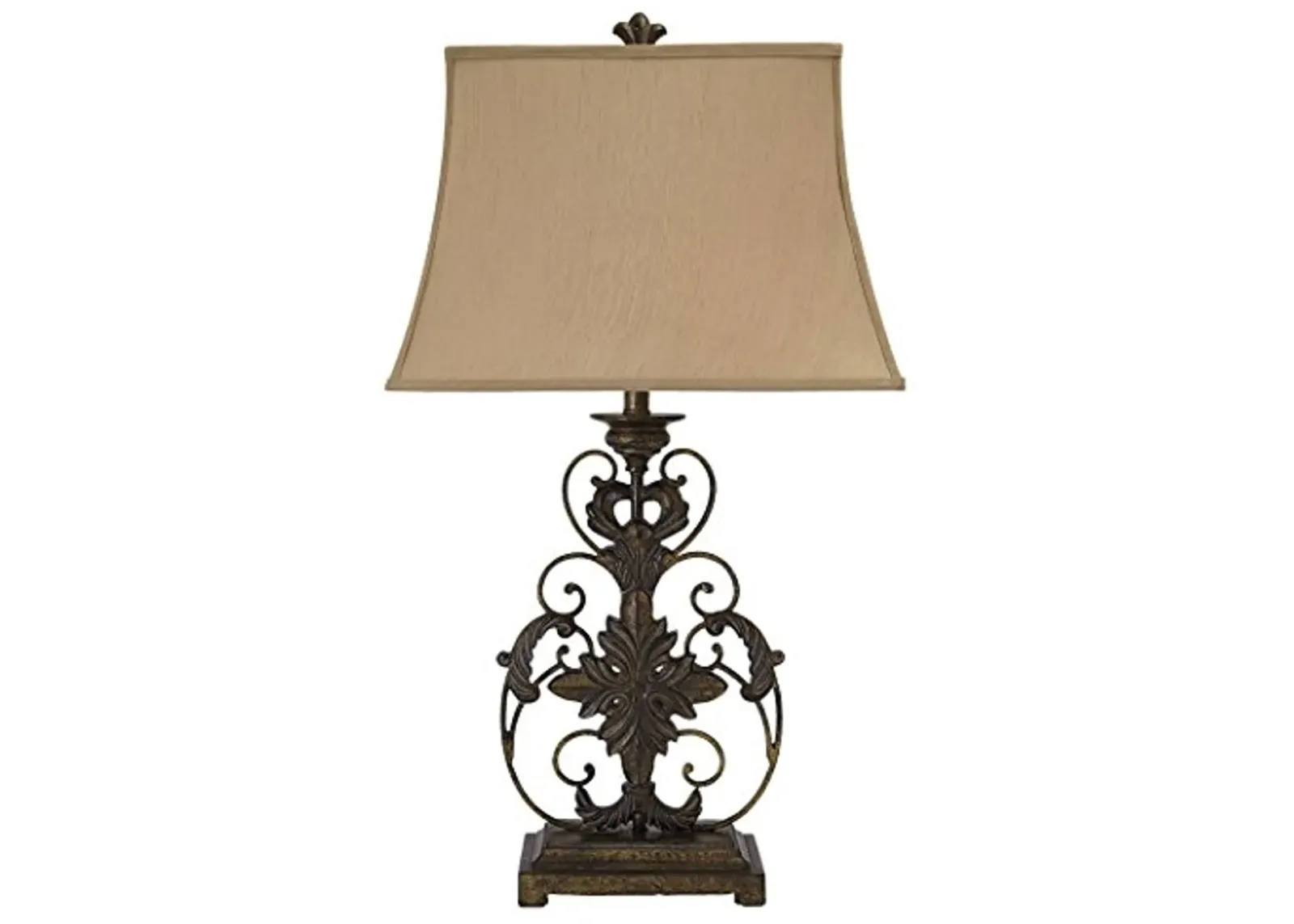 Signature Design by Ashley Sallee Traditional 33.5" 3 Way Switch Single Table Lamp, Brown