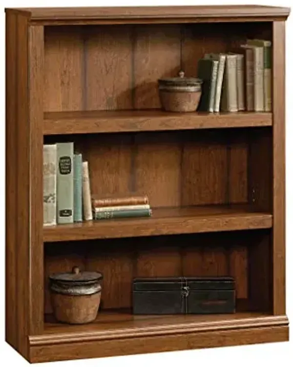 Sauder Miscellaneous Storage 3-Shelf Bookcase/ Book shelf, Washington Cherry finish