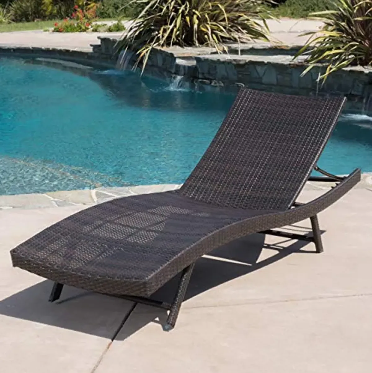 Christopher Knight Home Kauai Chaise Lounge, Multibrown