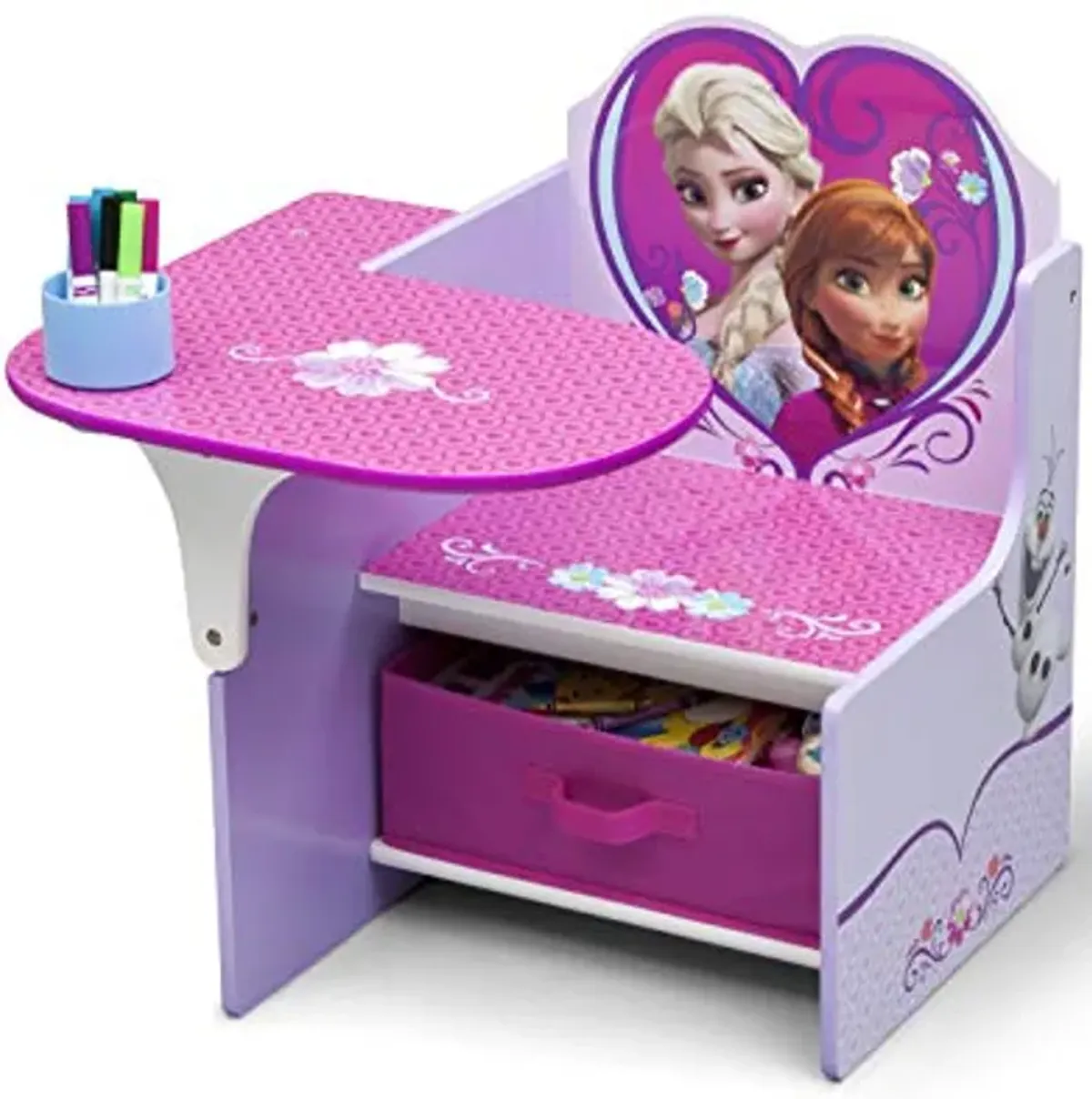 Delta Children Chair Desk With Storage Bin, Disney Frozen