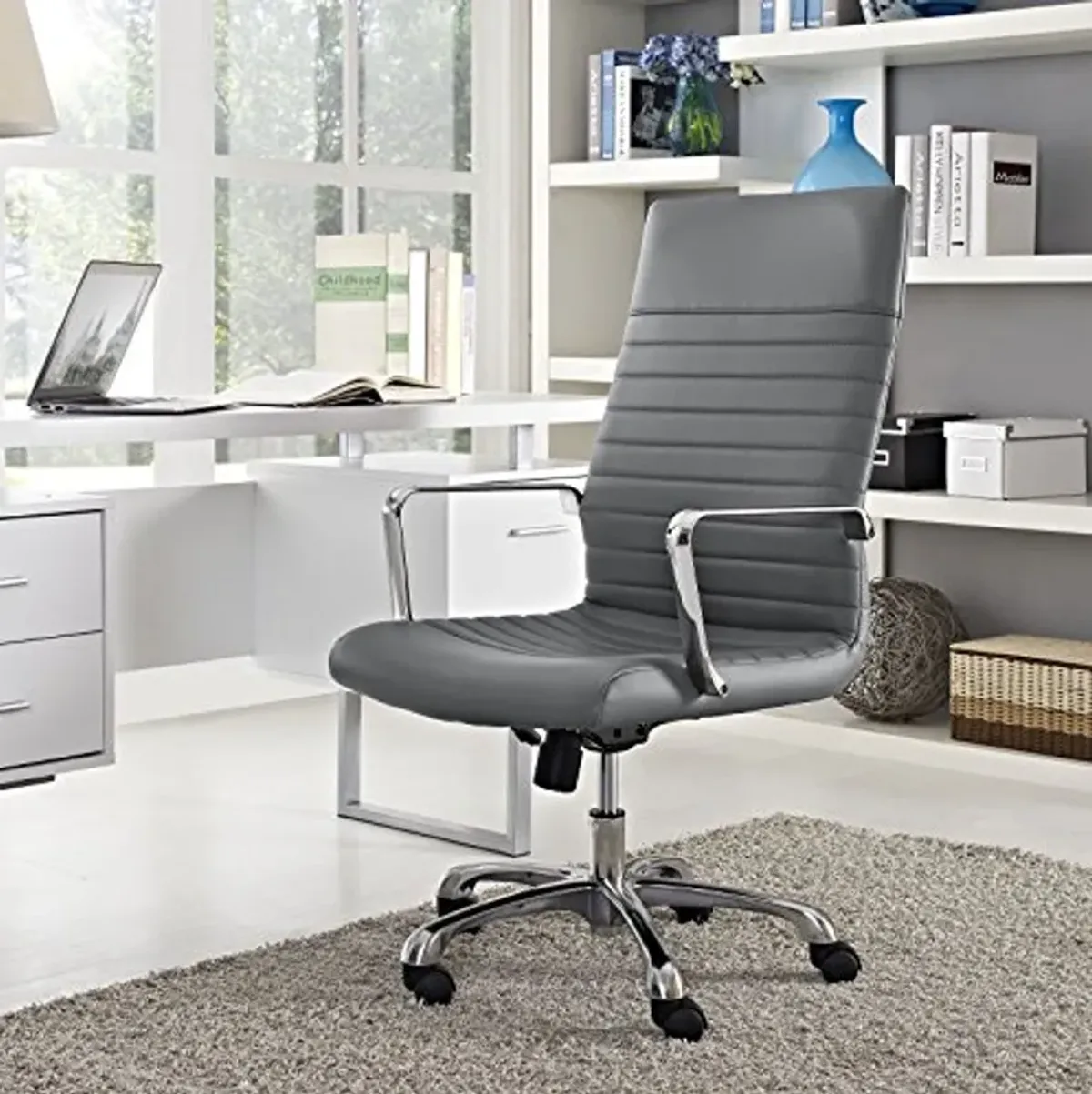 Modway MO- Chair, High Back, Gray