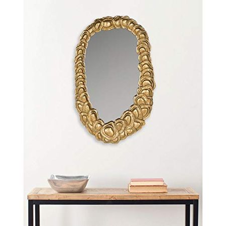 Safavieh Home Collection Garland Mirror, Antique Gold