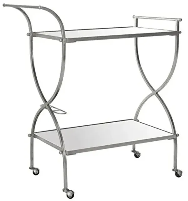 Safavieh Home Collection Lucretius Silver Bar Cart