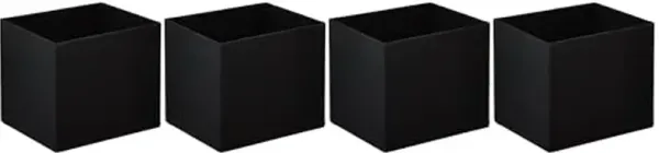 Kuwugi IKEA Drona Black Storage Box - 33 x 38 x 33 cm - for EXPEDIT Shelving Unit - Set of Four