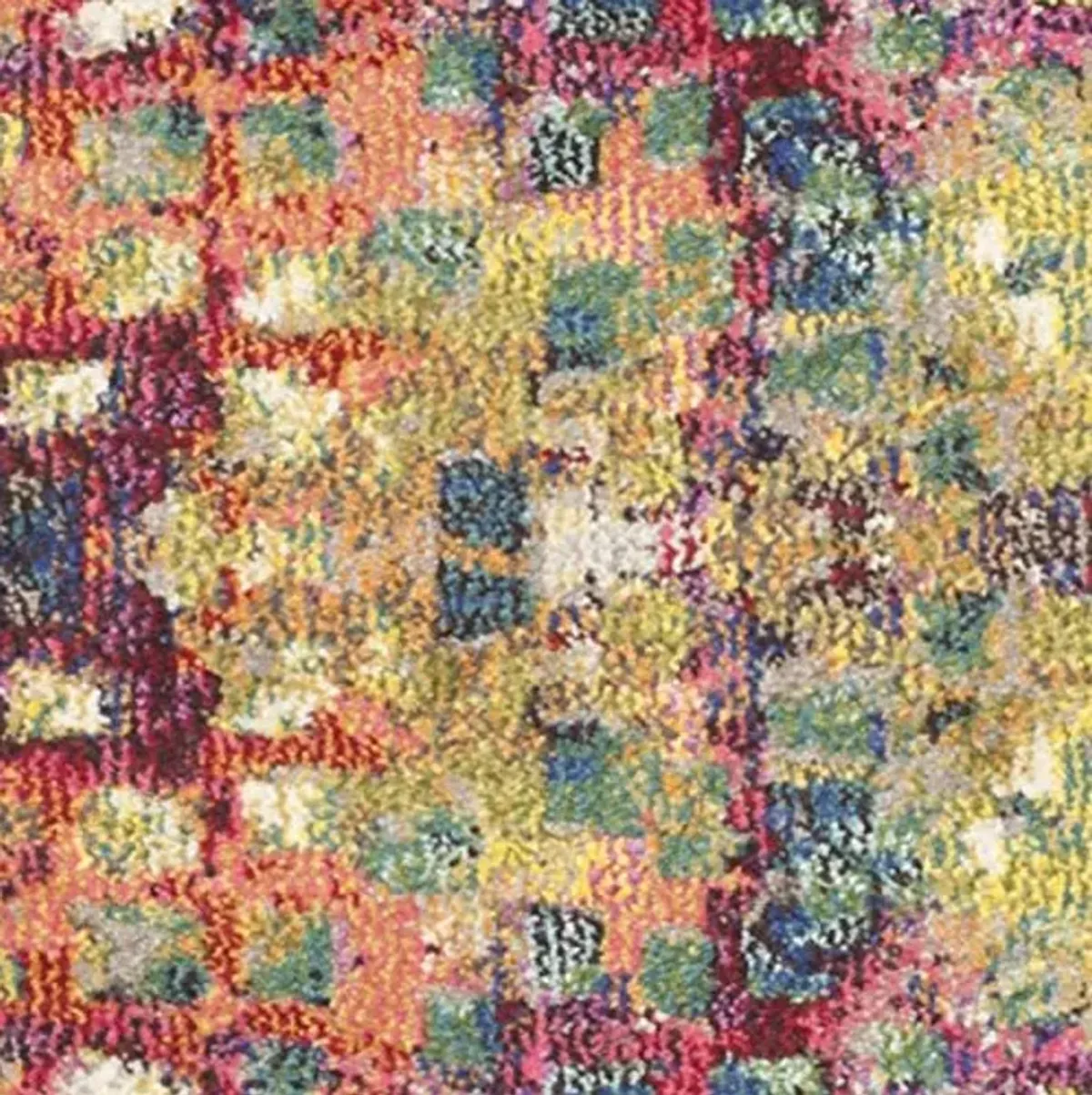 SAFAVIEH Monaco Collection Runner Rug - 2'2" x 6', Pink & Multi, Boho Chic Abstract Watercolor Design, Non-Shedding & Easy Care, Ideal for High Traffic Areas in Living Room, Bedroom (MNC225D)