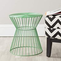 Safavieh Home Collection Adele Green Wire Stool