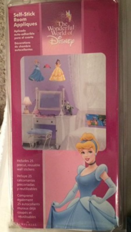 Disney 8 Princess Self-Stick Room Appliques