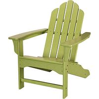 Hanover Outdoor Furniture All- Weather Contoured Lime Hanover HVLNA10LI Outdoor Adirondack HDPE Lumber Chair