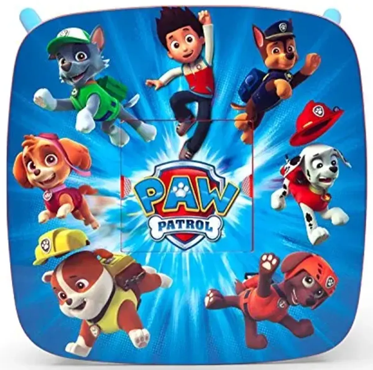 Delta Children Kids Table and Chair Set With Storage (2 Chairs Included) - Ideal for Arts & Crafts, Snack Time, Homeschooling, Homework & More, Nick Jr. PAW Patrol