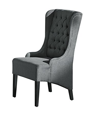 Baxton Studio Vincent Chair, One Size, Grey