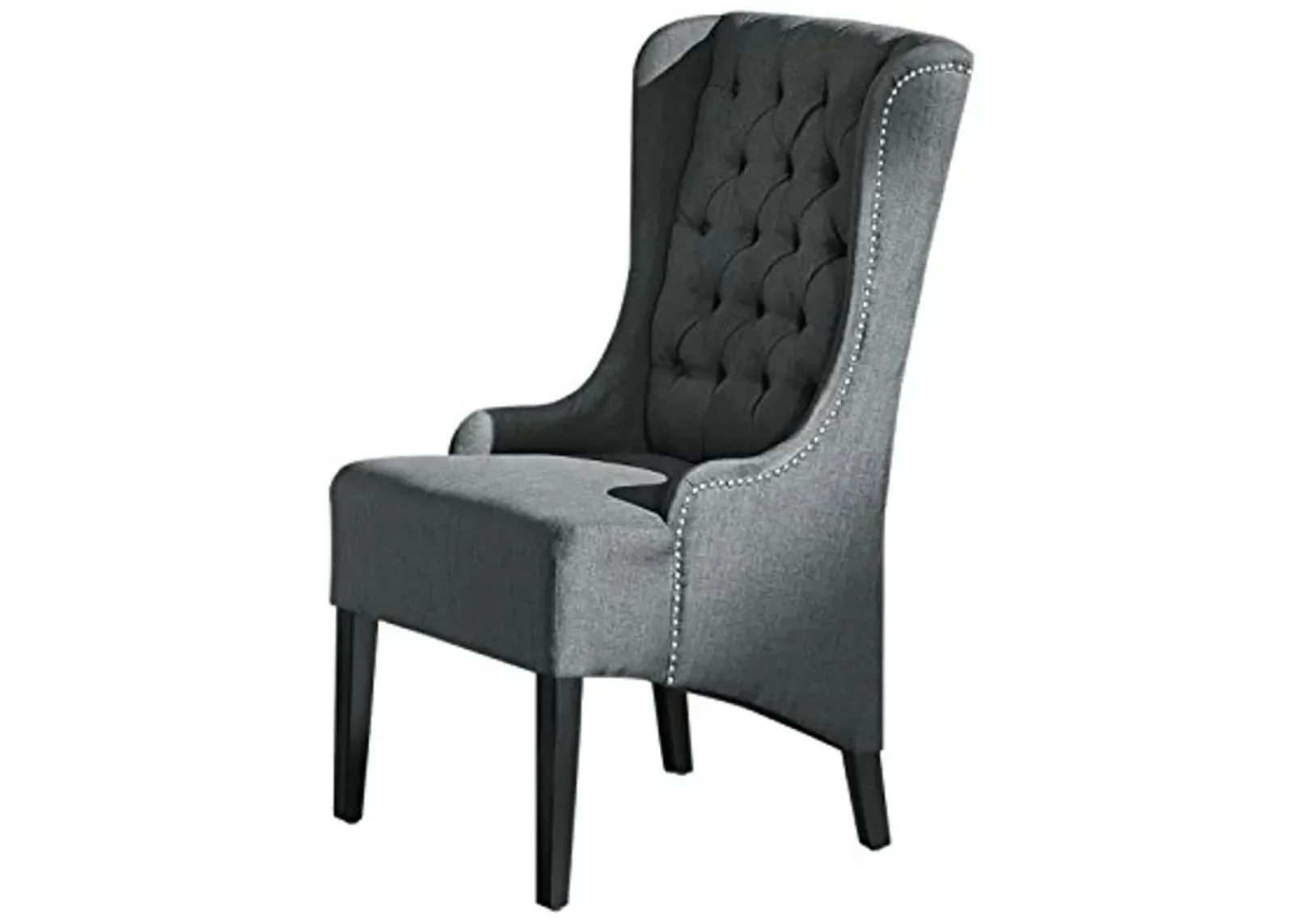 Baxton Studio Vincent Chair, One Size, Grey