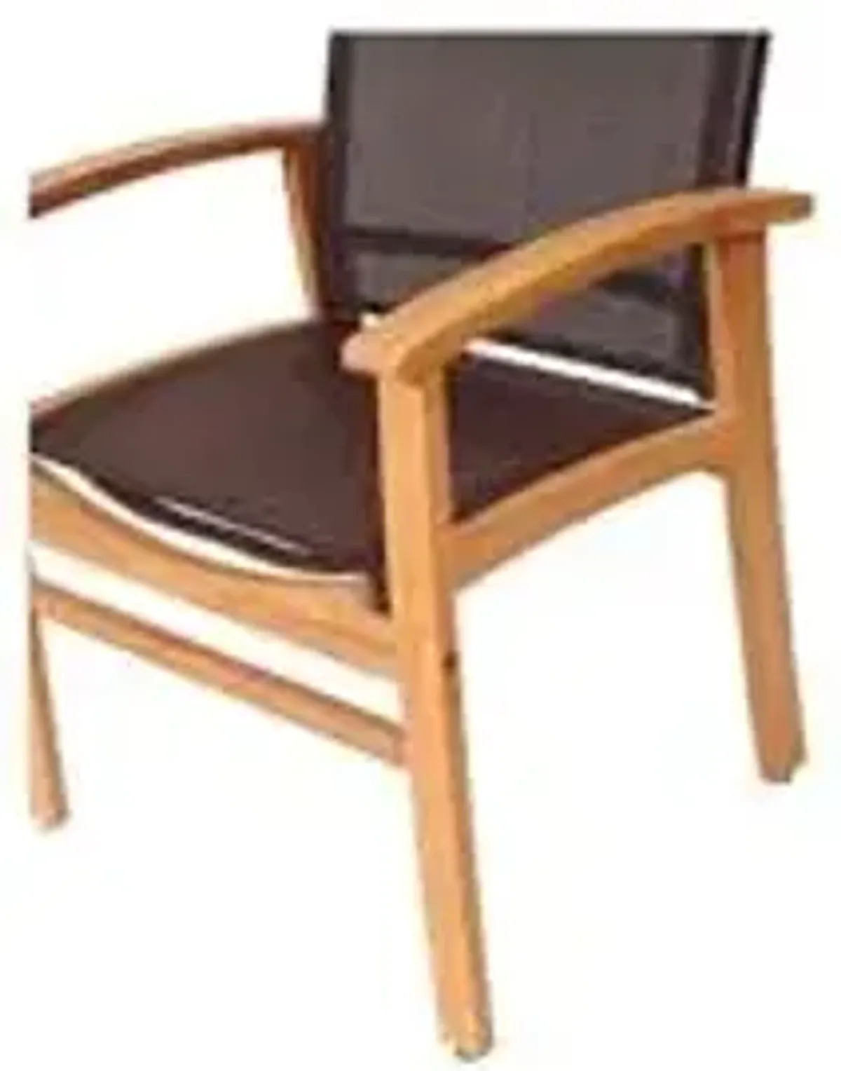 Amazonia Teak International Home Patio Dining Chair in Brown