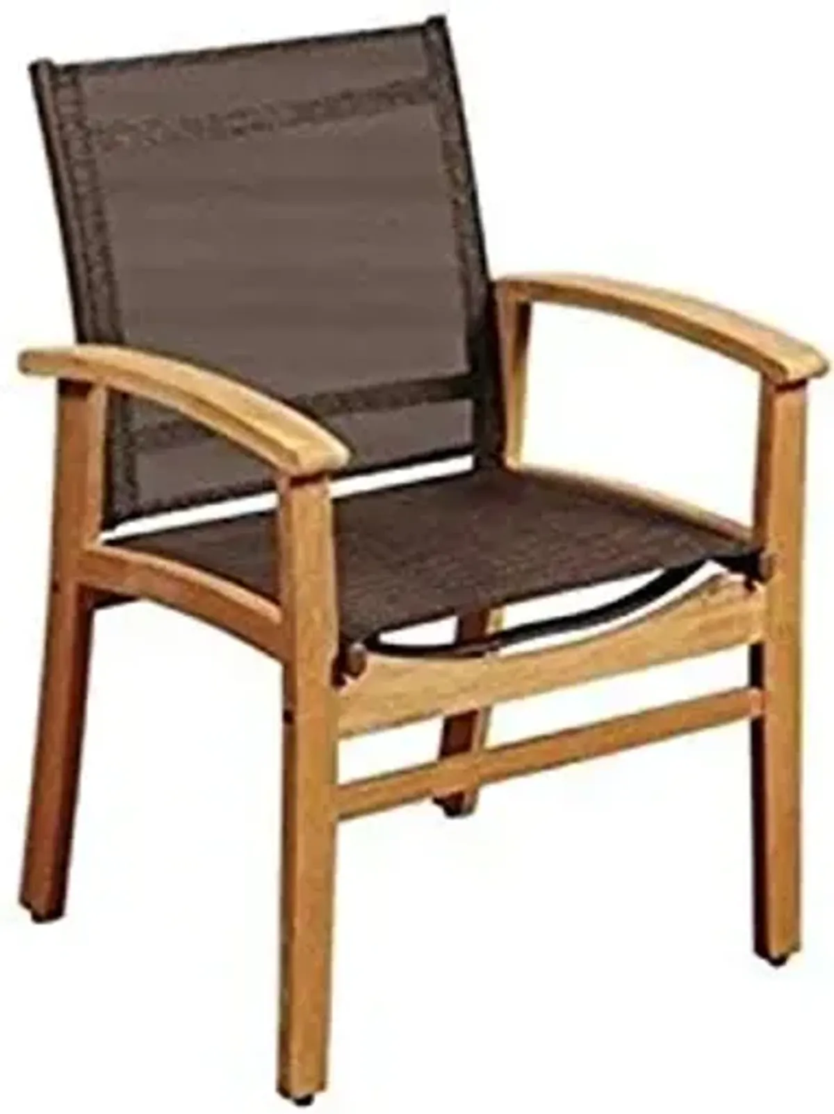 Amazonia Teak International Home Patio Dining Chair in Brown