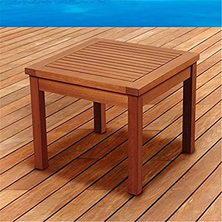 International Home Amazonia Patio End Table in Brown