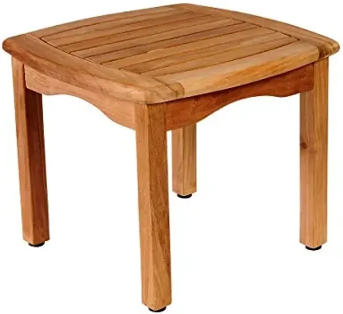Amazonia International Home Teak Patio End Table in Brown