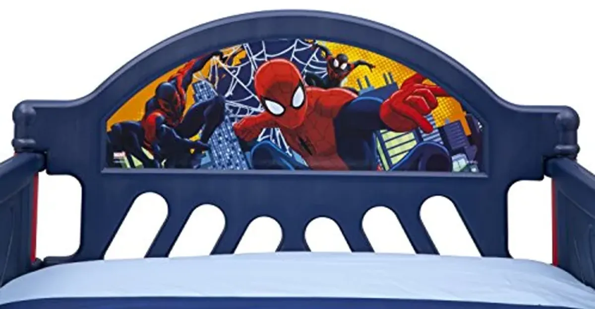 Delta Children Plastic Toddler Bed, Marvel Spider Man