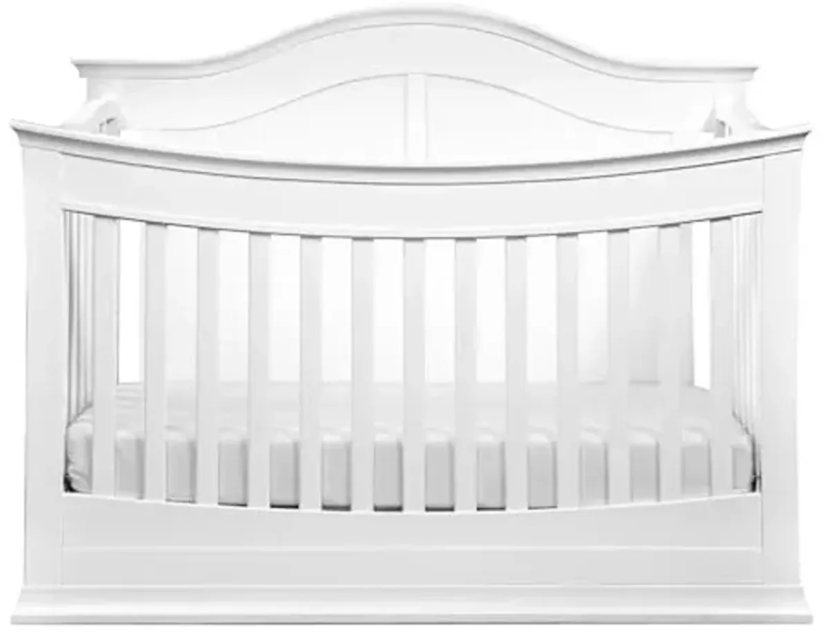 DaVinci Meadow 4-in-1 Convertible Crib in White, Greenguard Gold Certified