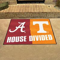 FANMATS 18673 Alabama / Tennessee House Divided Rug - 34 in. x 42.5 in.