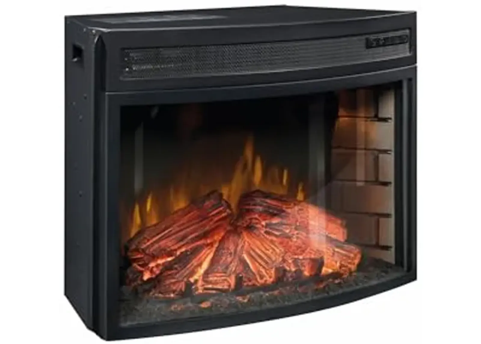 Sauder Fireplace Insert - Paite 26" Curved, Black