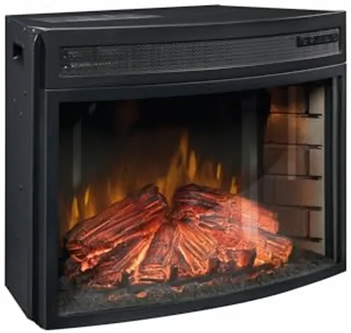 Sauder Fireplace Insert - Paite 26" Curved, Black