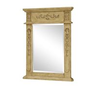 Elegant Lighting VM-1003 28" Vanity Mirror, Antique Beige Finish