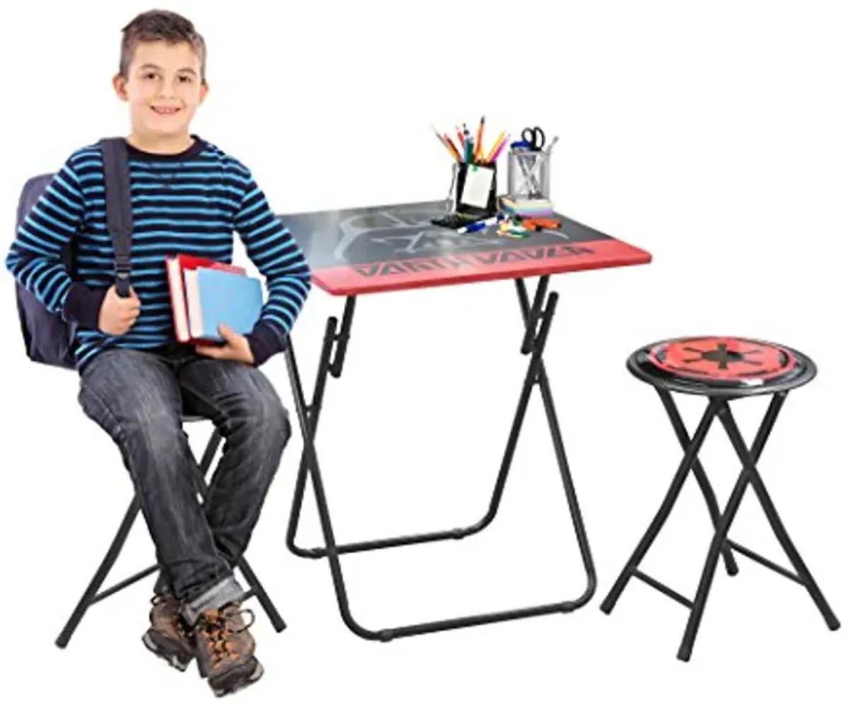 Disney Star Wars Darth Vader Tween Folding Table & Stool Set (3 Piece)