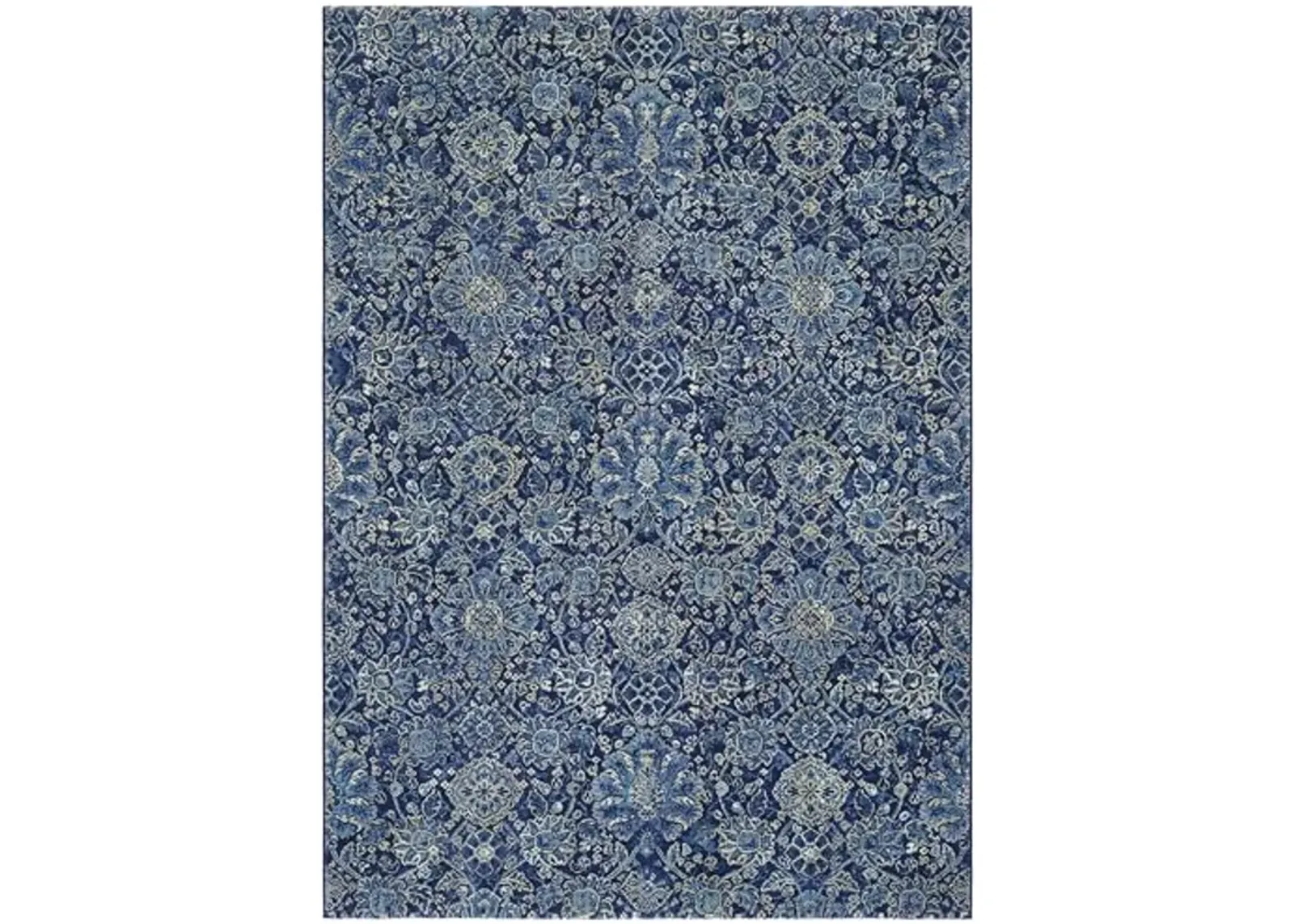 Couristan Easton Winslet Machine Made Area Rug, 2' x 3'7", Navy/Sapphire