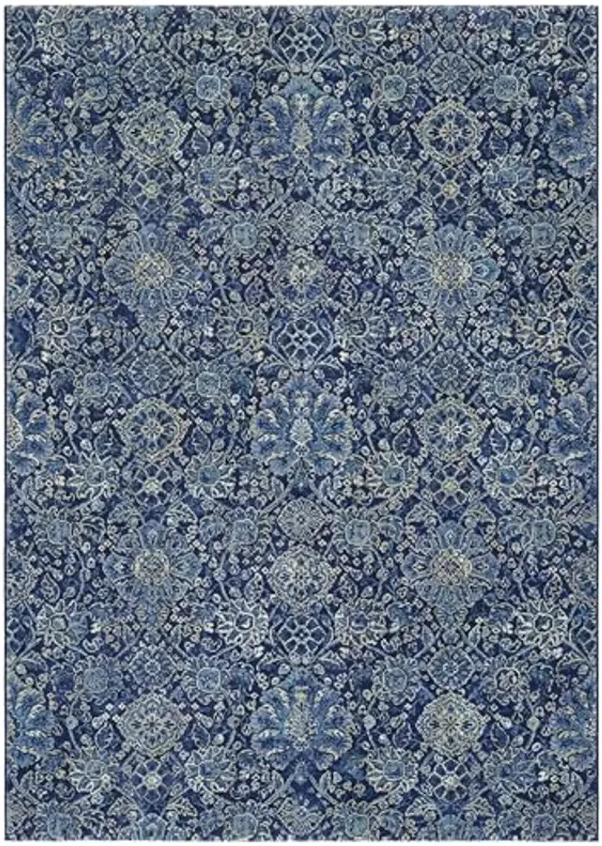 Couristan Easton Winslet Machine Made Area Rug, 2' x 3'7", Navy/Sapphire