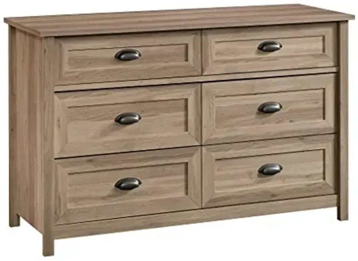 Sauder County Line Dresser, Salt Oak finish