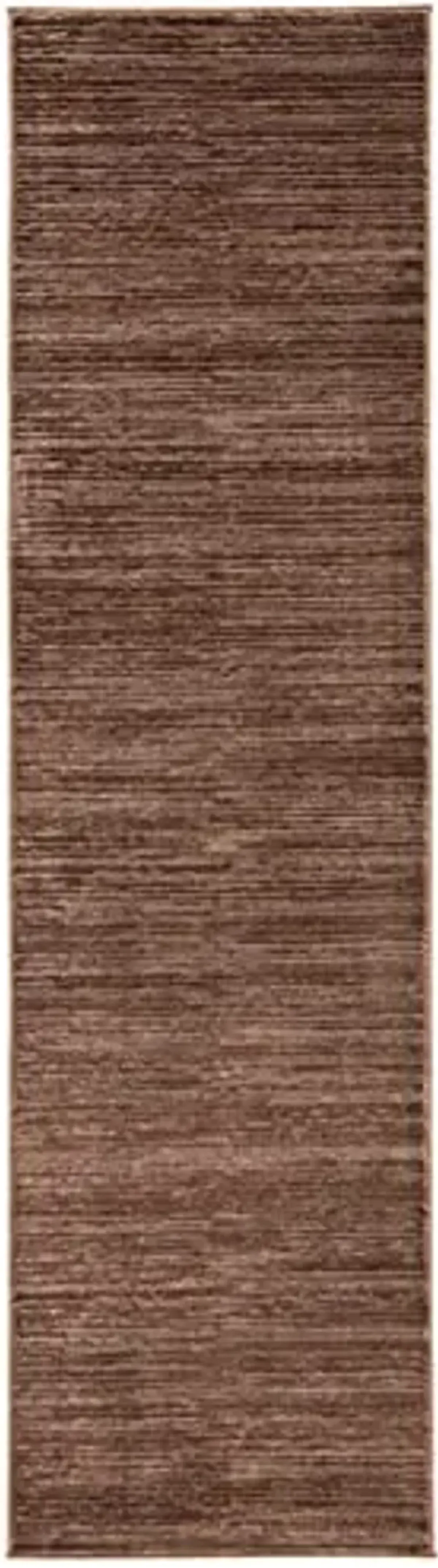 SAFAVIEH Vision Collection Runner Rug - 2'2" x 8', Brown, Modern Ombre Design, Non-Shedding & Easy to Clean, Ideal for Entryway, Foyer, Bedroom, Hallway (VSN606E)