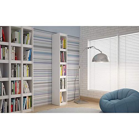 Manhattan Comforts Parana Bookcase 1.0, White
