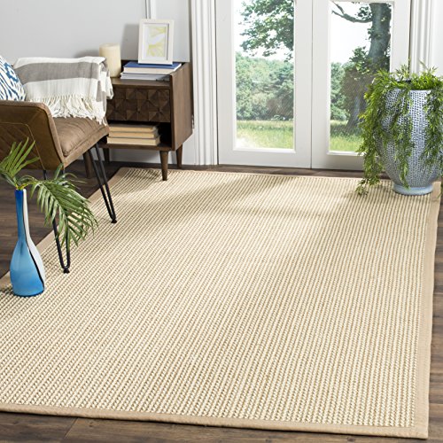 SAFAVIEH Natural Fiber Collection 6' x 9' Beige NF475B Premium Sisal Area Rug