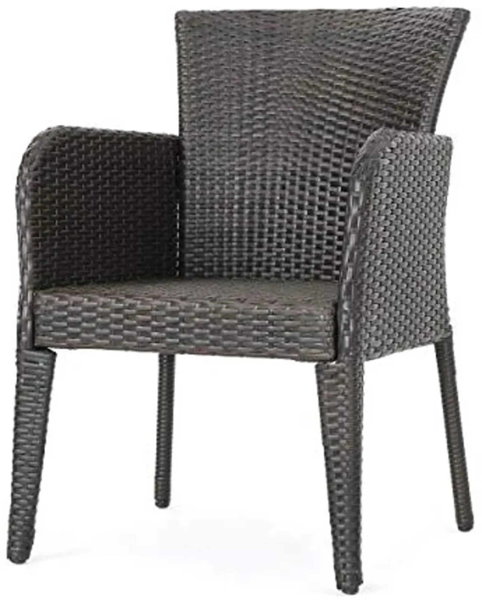 Christopher Knight Home Anaya Outdoor Wicker Dining Chairs, 2-Pcs Set, Multibrown