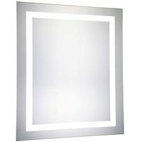 Elegant Lighting LED Electric Mirror Rectangle 20" W x 30" H Dimmable 5000K