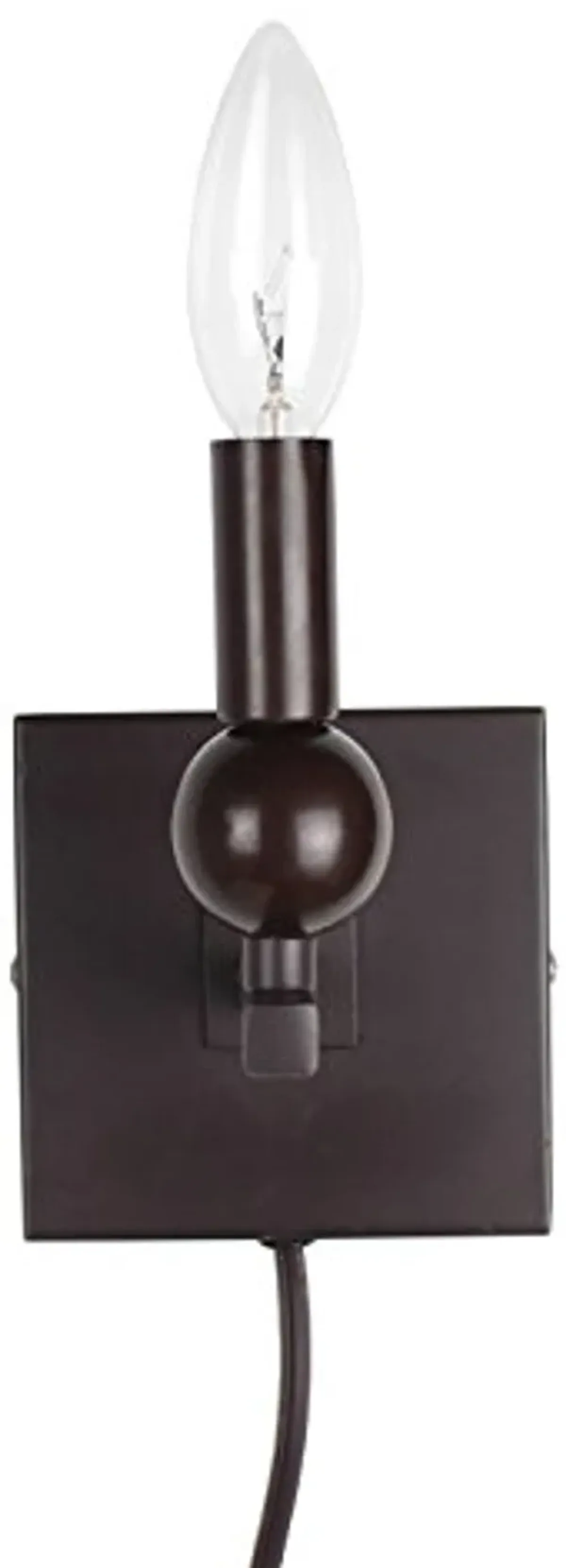 Urbanest Zio Wall Sconce in Bronze with Single Bulb (Cord)