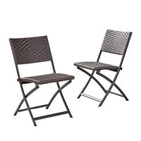 Christopher Knight Home El Paso PE / Iron Dining Chairs, 2-Pcs Set, Multibrown