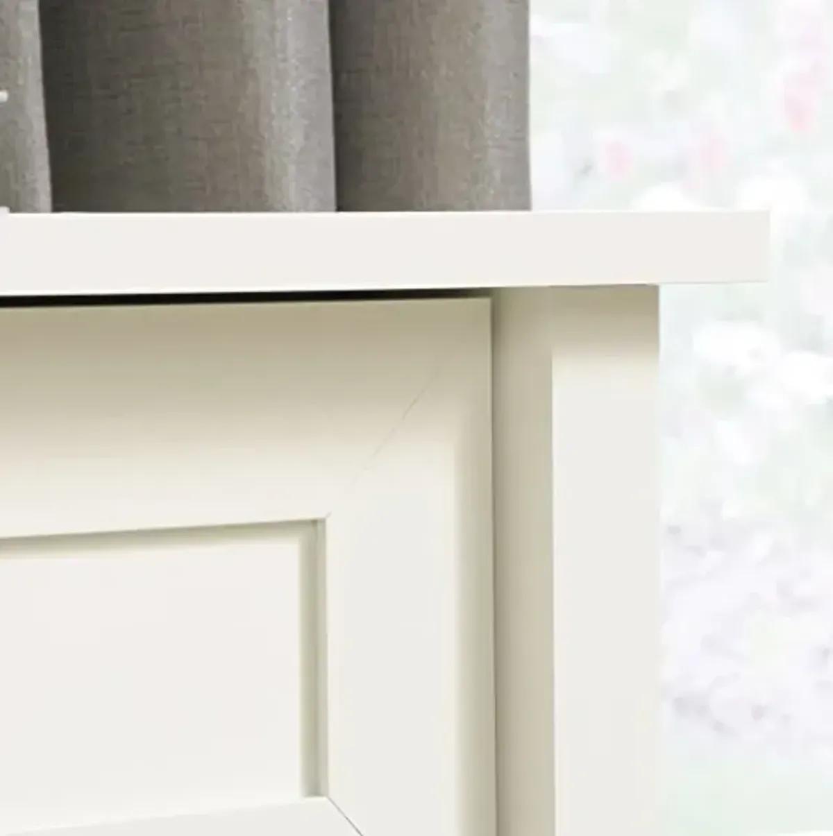 Sauder County Line Dresser, Soft White finish