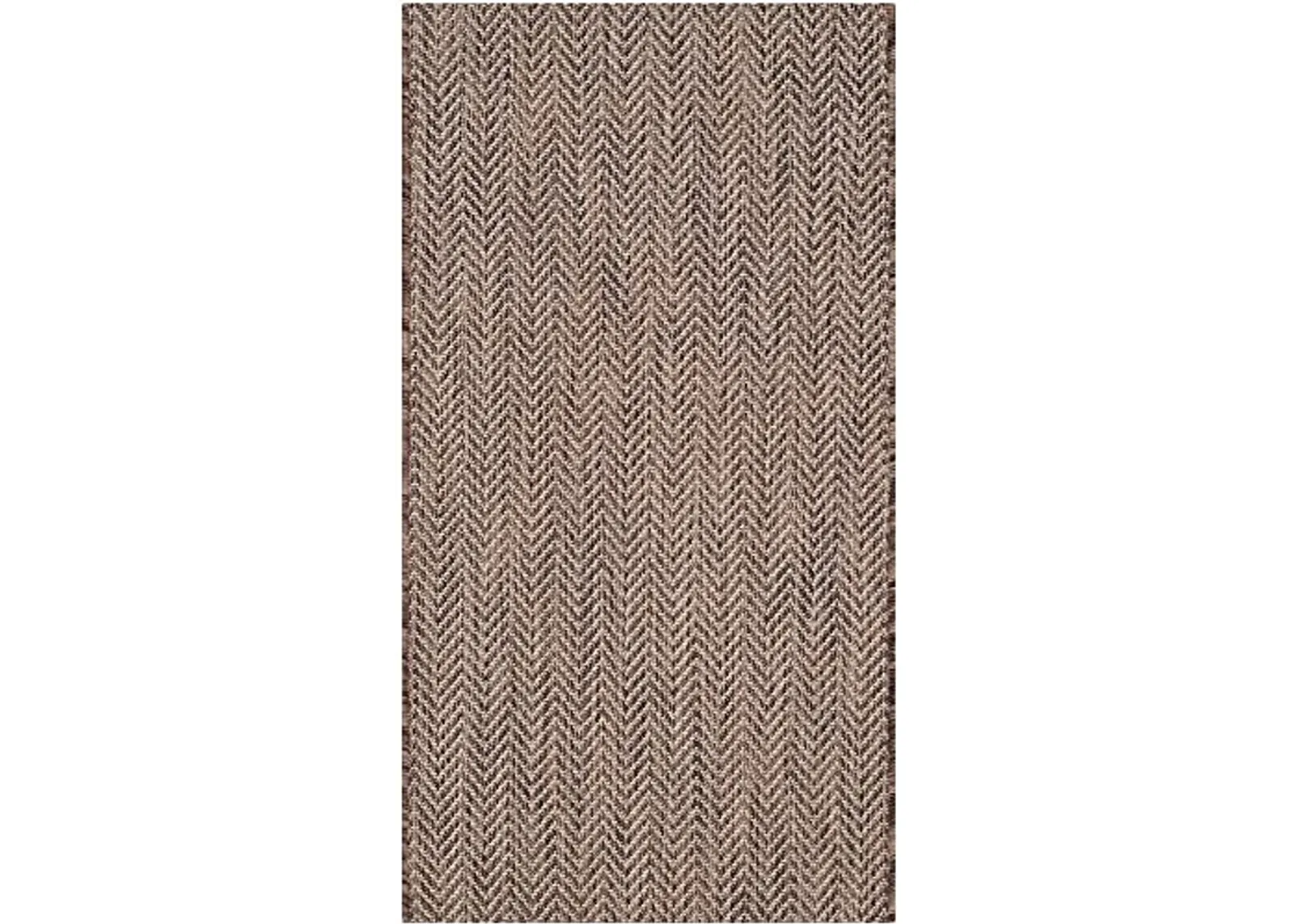 SAFAVIEH Courtyard Collection 2' x 3'7" Brown / Beige CY8022 Indoor/ Outside Waterproof Easy cleansingPatio Backyard Mudroom Accent Mat