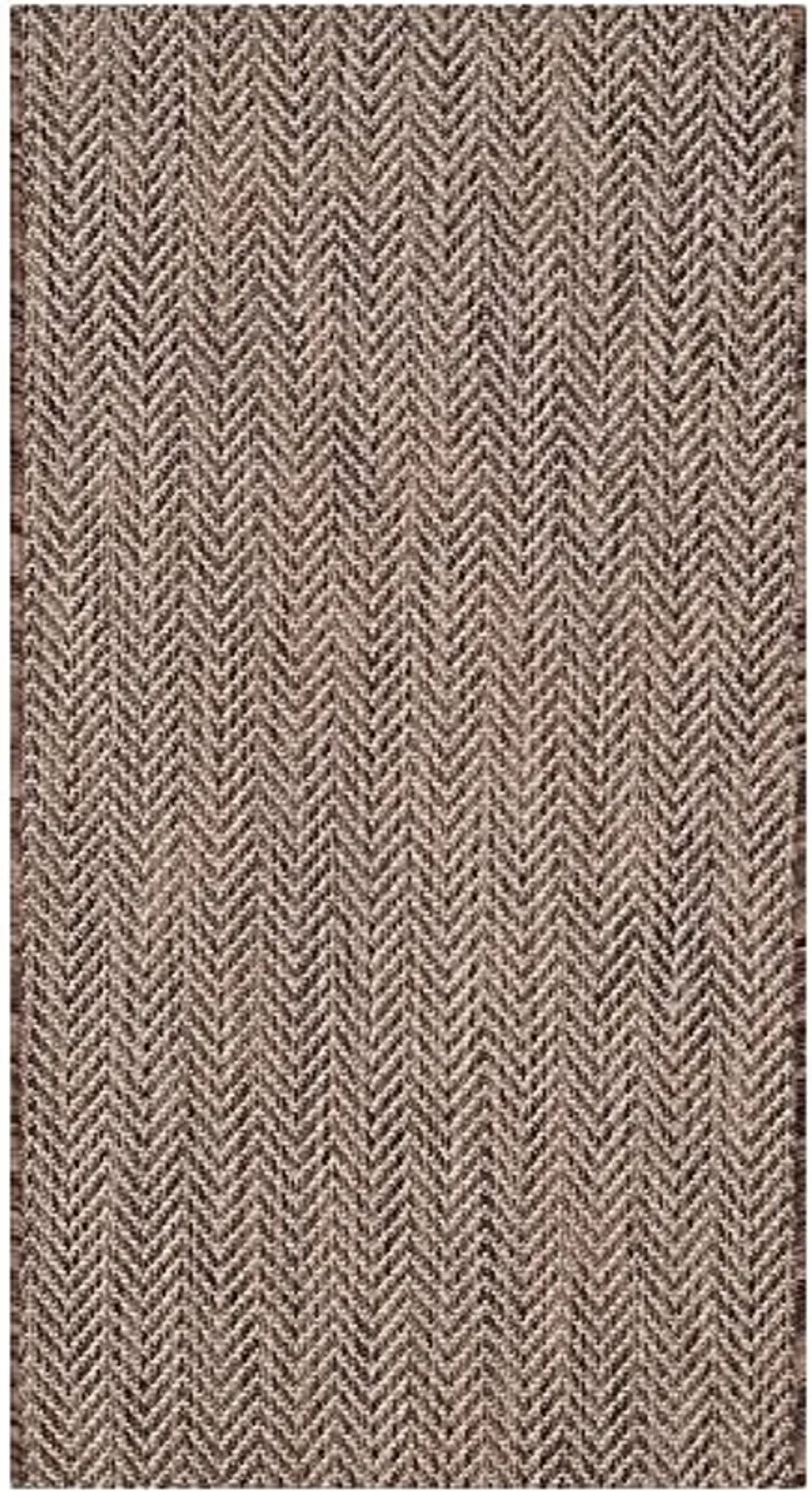 SAFAVIEH Courtyard Collection 2' x 3'7" Brown / Beige CY8022 Indoor/ Outside Waterproof Easy cleansingPatio Backyard Mudroom Accent Mat